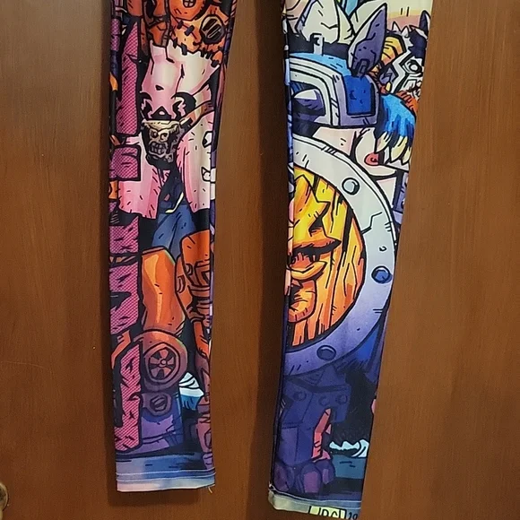 RARE Gwar Comic Book Leggings Size Large - Picture 2 of 7